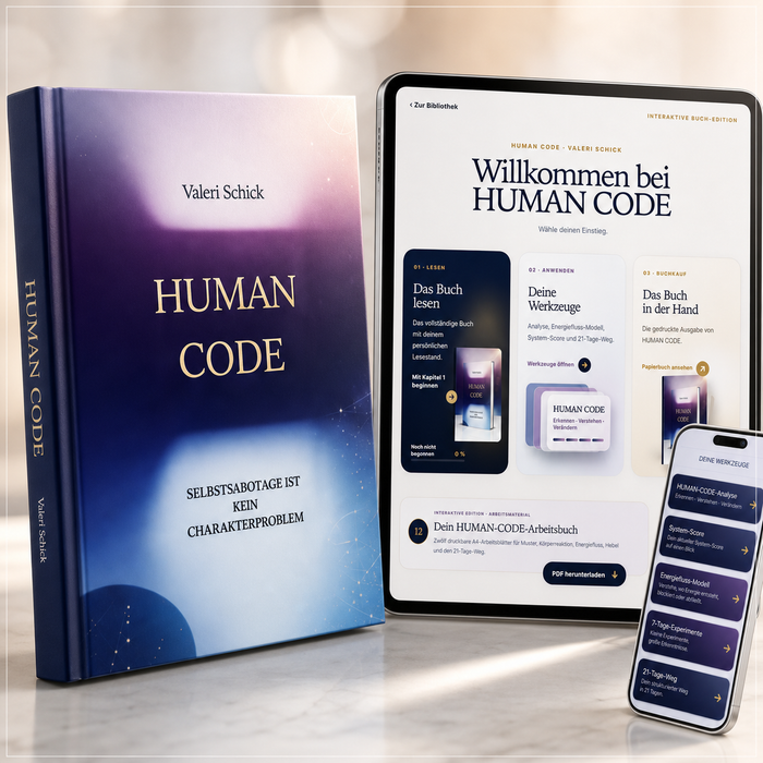 HUMAN CODE mit der digitalen Edition auf Tablet und Smartphone